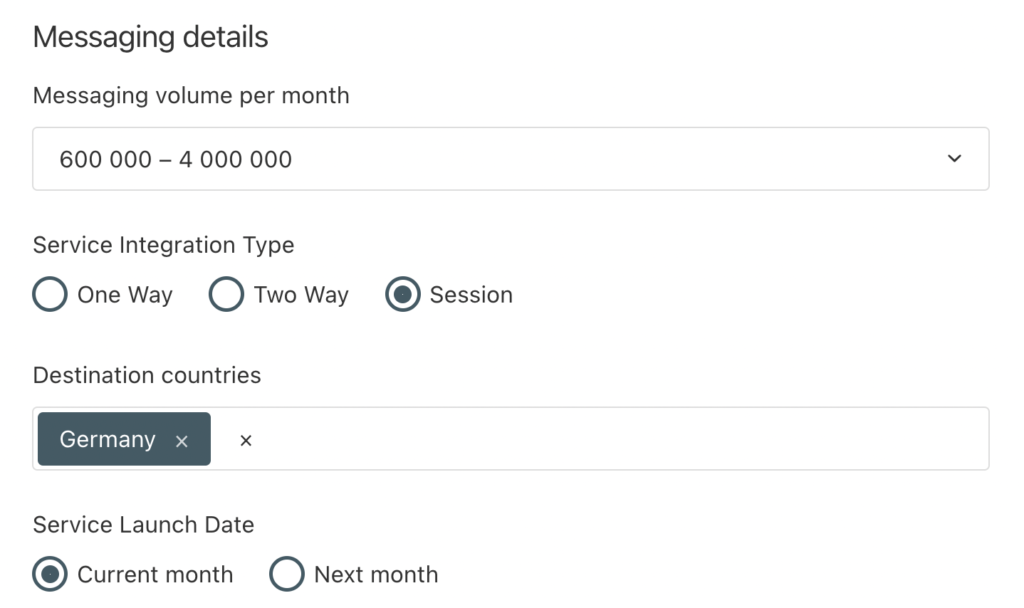 The type of Sender ID integration